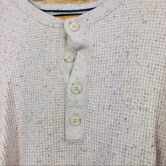 Banana republic Sweater Thermal cream blue flecked - Picture 4 of 5